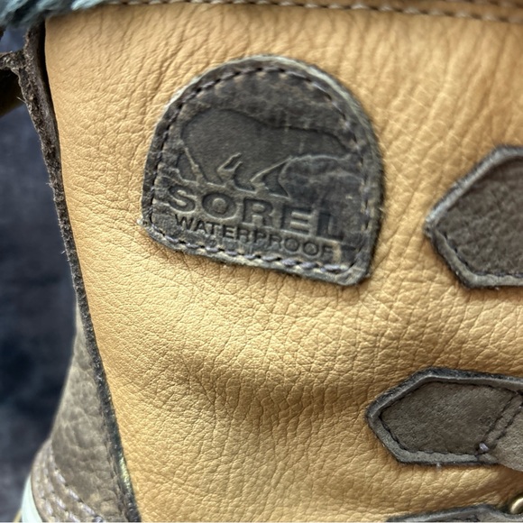 Sorel Leather Duck Boots Waterproof NL1890-160 Womens Size 5.5 / EXCELLENT - Picture 2 of 12